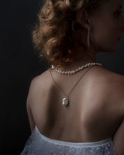 Baroque Silver Necklace