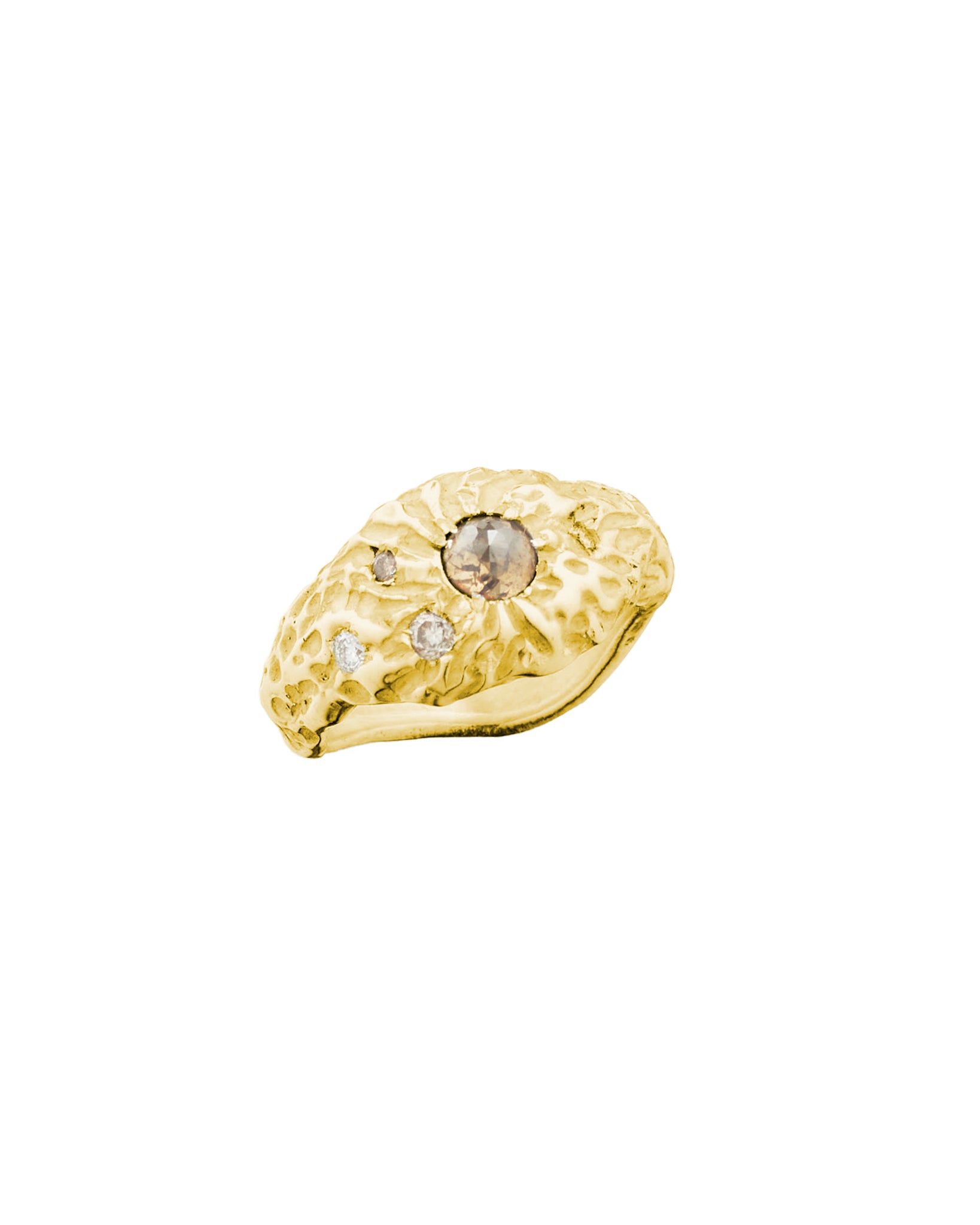 Fan Gogh Small Gold Ring