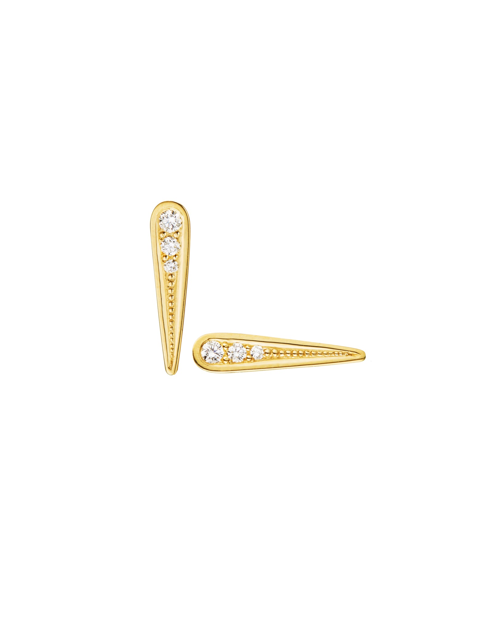 Ava Gold Earstuds