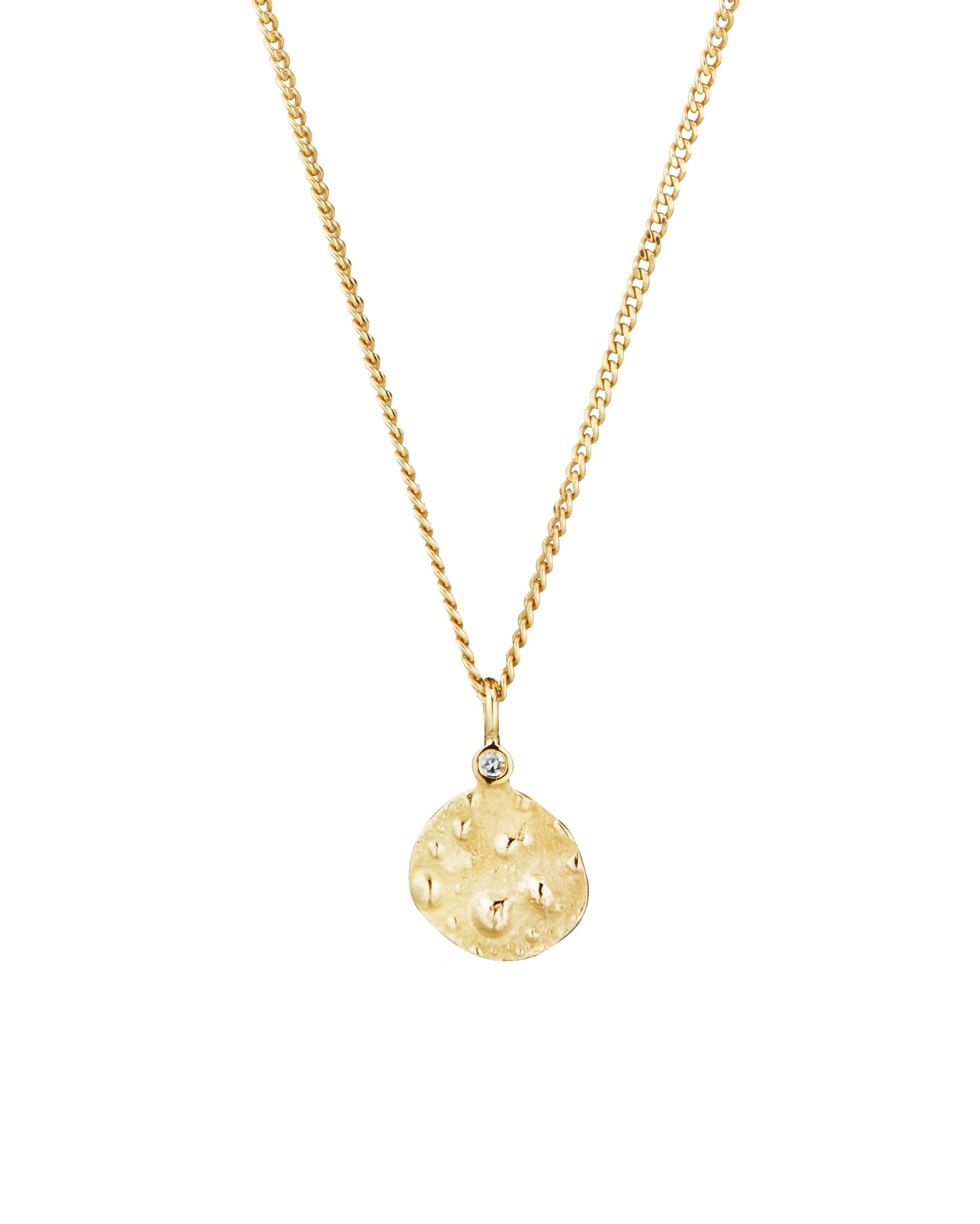 Mini Kina Round Gold Necklace
