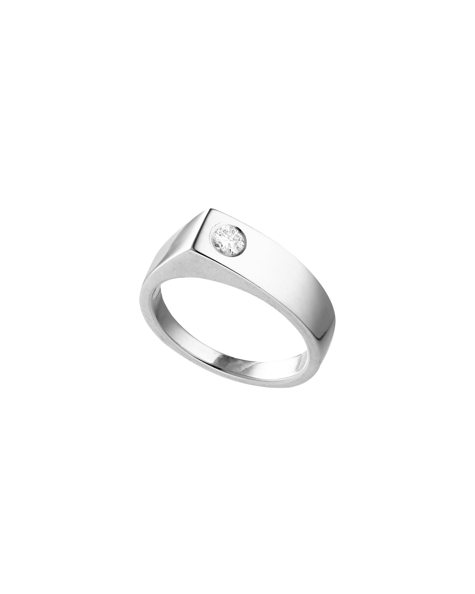 Friday Silver Signet Ring